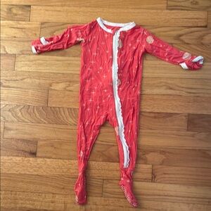 Red Starry Kids One Piece